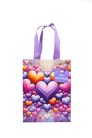 Szivek  kicsi - ajándék táska 26*20 cm