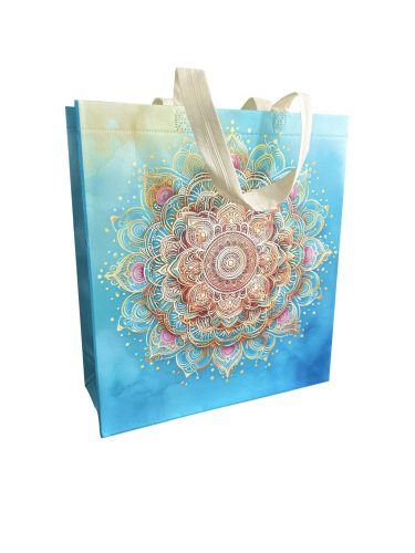 35x30x15 cm Arany mandala pearl közepes - bevásárlótáska